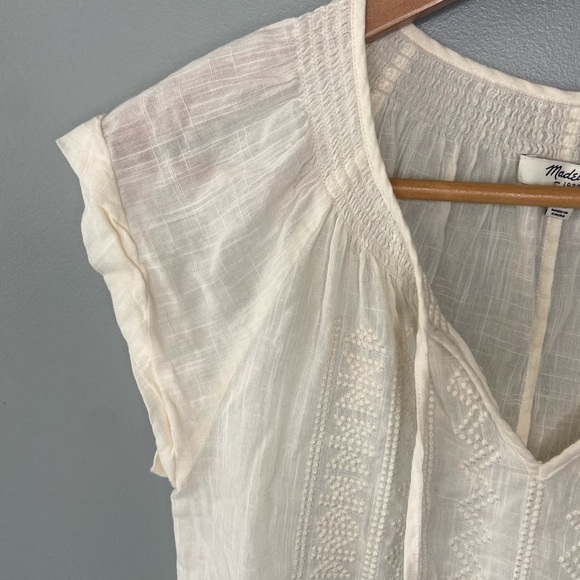 Madewell Farmstand Popover in Ivory - Picture 7 of 10